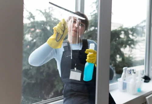 Nettoyage de vitres intérieures et extérieures à Bousse